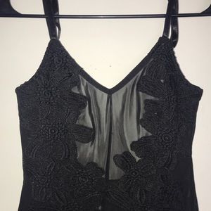 Akira black leotard BODYSUIT